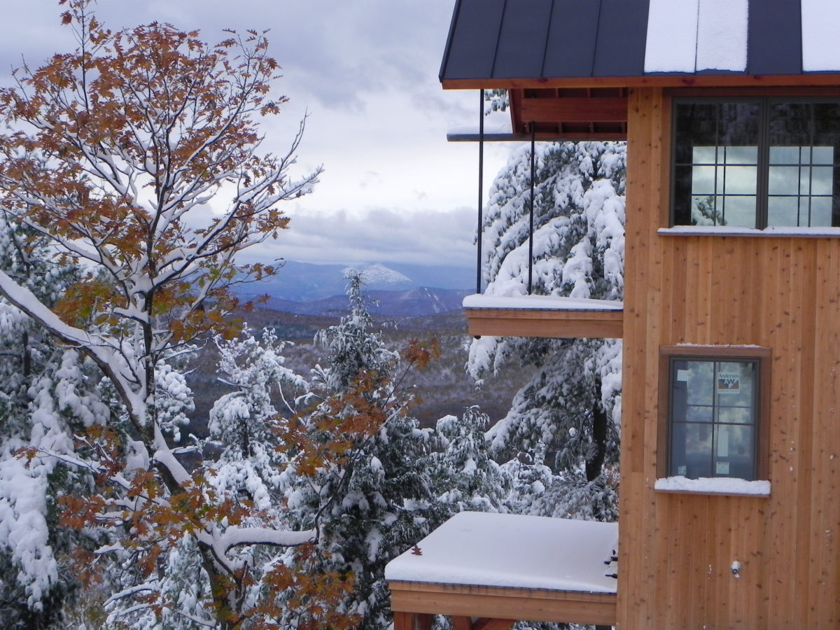 mountain house winter